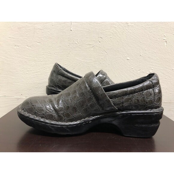 BOC Born Concepts Clogs Crocodile Embossed man made material Gray Shoes SZ US 9 - Picture 12 of 12